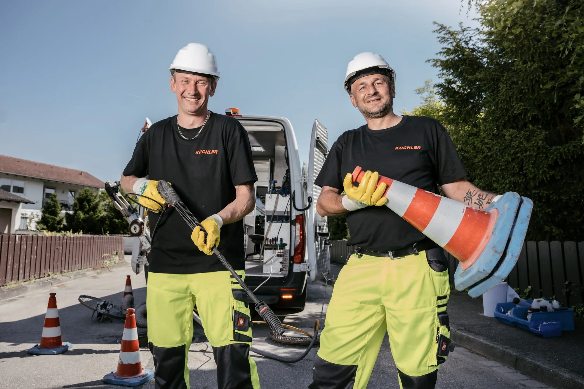 TV Kanaluntersuchung mit Kamera